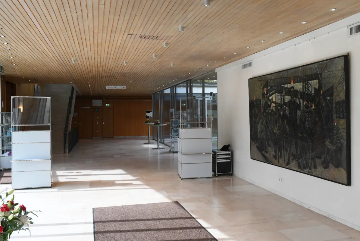 Foyer des Vortagsaales im Tagungszentrum München