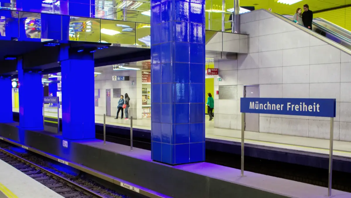 Ubahn-Haltestelle Münchener Freiheit